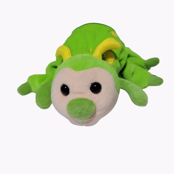 Caltoy Green Grasshopper Bug Hand Puppet 9 inch Plush Toy Pretend Stuffed Animal - Picture 2 of 7